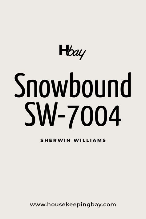 Sherwin Williams Snowbound SW 7004 Snow White Sherwin Williams, Ghost Pines Sherwin Williams, Snow Bound Sherwin Williams, Sw Snowbound, Sherman Williams Paint, Outside House Paint, Neutral Interior Paint Colors, Sherwin Williams Snowbound, Sherman Williams