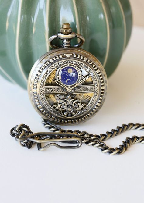 "This pocket watch can be purchase with or without engravings. Engraving will be on back glass of the pocket watch. Great gift for everyone even yourself ! Our elegant steampunk victoriana pocket watch has elegant carved case design. Diameter of the watch is 1-3/4\". Watch is mechanical, please wind it after arrival. Setting the time You will need to grasp the crown (button at the top) tightly and pull. When you hear a click you will be able to turn the crown/button to set the time. Once you hav Pocket Watch Drawing, Elegant Steampunk, Groom Watch, Groomsmen Watches, Watch Drawing, Steampunk Pocket Watch, Workout Routines For Beginners, Unique Pockets, Mechanical Pocket Watch