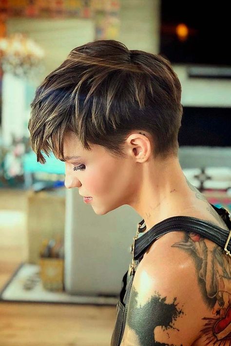 The Hottest Variations Of A Long Pixie Cut To Look Flawless 24/7 Long Pixie Cut, Long Pixie Hairstyles, Thick Hair Cuts, Long Pixie Cuts, Short Blonde Haircuts, Short Hairstyles For Thick Hair, Long Pixie, Short Pixie Haircuts, Haircut For Thick Hair