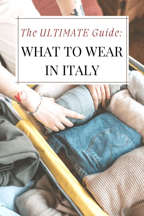 What Not to Wear in Italy? 10 Things Italians Always Wear Instead - The Wandering Girl How Do People Dress In Italy, What To Wear Rome Fall, Looks For Italy, Italy Backpacking Outfits, Rome Italy Outfits October, Best Shoes To Wear In Italy, Outfits For Italy In February, Italian Tourist Outfits, How To Pack For Italy In October