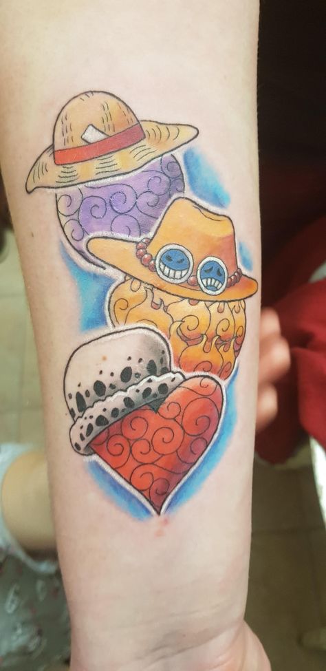 Gum Gum Fruit One Piece Tattoo, One Piece Tattoo, Nerdy Tattoos, One Piece Tattoos, Mini Tattoo, Pieces Tattoo, Mini Tattoos, Dragon Ball, Tattoo Ideas