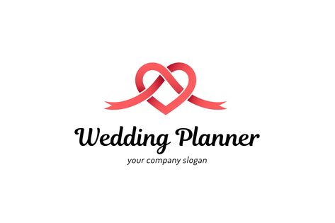 Wedding Planner Logo by IKarGraphics on @creativemarket Wedding Planner Logo Design, Logo Design Wedding, Planner Logo Design, Wedding Planner Logo, Photoshop Logo, Planner Logo, Elegant Logo Design, Wedding Logo Design, Logos Ideas