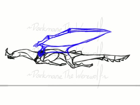 I just love the acknowledgement of the wings as a third pair of limbs. Dragon Running Reference, Dragon Running Animation, Dragon Flying Animation Gif, Dragon Run Cycle, Dragon Walk Cycle, Dragon Flying Animation, Animations References, Animation Anatomy, Dragon Running