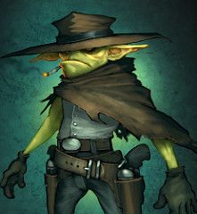 Francois LaCroix Goblin Gunslinger, Goblin Art, Dnd Races, My Fantasy World, Fantasy Races, Dnd Art, D&d Dungeons And Dragons, Modern Fantasy, Fantasy Novel