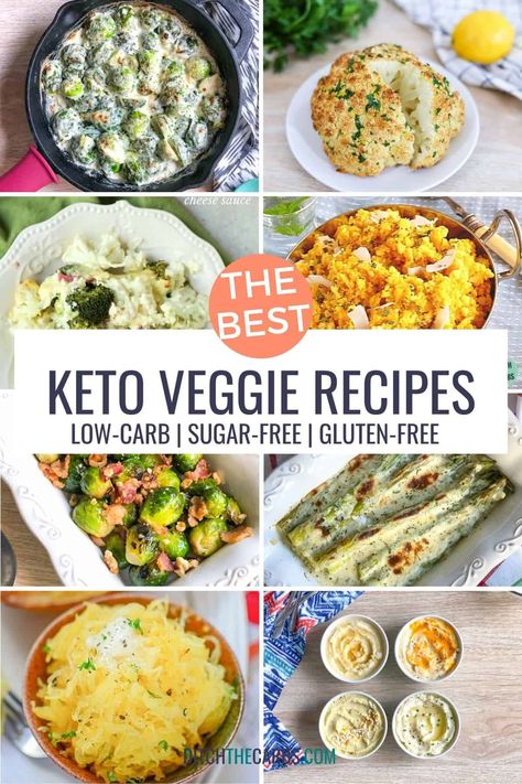 These are the most popular delicious keto vegetable recipes and healthy recipes that are perfect for those following a low-carb or keto diet. Each easy keto side dish is packed with flavor and uses only a few ingredients. #lowcarbvegetablerecipes #ketovegetablerecipes #cheapketosidedishrecipes #cheaplowcarbvegetablerecipe #ketoreciperoundups #ketodinnerrecipes #cheapketodinnerrecipes#ketofamilydinners #lowcarbfamilydinners Keto Friendly Vegetable Recipes, Low Carb Vegetable Dishes, Easy Keto Vegetarian Recipes, Keto Vegetables Recipes, Keto Friendly Vegetables List, Keto Veggie Sides, Thinlicious Recipes, Keto Dinner Sides, Keto Vegetable Recipes