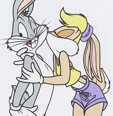 Bugs Bunny Pictures, Bugs Bunny Lola, Bugs Bunny Drawing, Cartoon Tattoo Ideas, Bunny Couple, Bugs And Lola, Bioshock Art, Animated Shows, Wrist Tattoo Designs