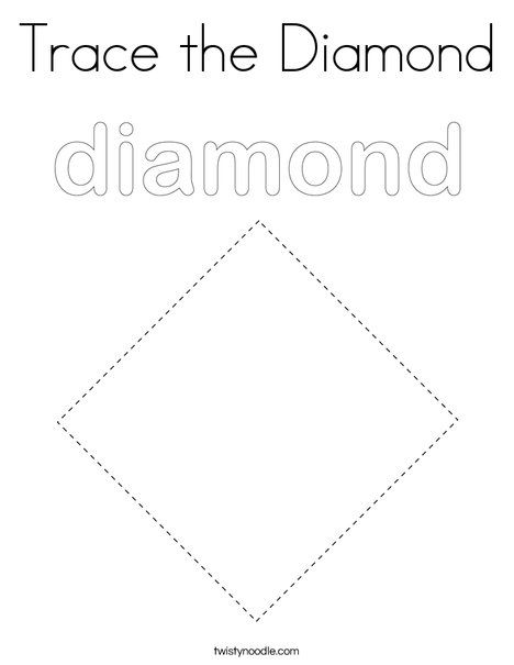 Diamond Tracing Worksheet, Diamond Shape Worksheets For Preschool, Diamond Worksheet Preschool, Diamond Activities For Preschool, D Worksheet, Letter D Worksheet, Green Activities, Shape Worksheets For Preschool, Shape Tracing