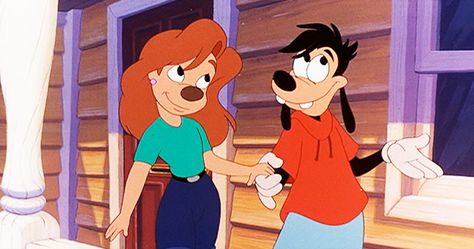 Goofy Son And Girlfriend, A Goofy Movie Matching Pfp, Max Goofy Movie Pfp, A Goofy Movie Roxanne, A Very Goofy Movie, Girl From Goofy Movie, Max And Roxanne, Disney Duos, Goof Troop