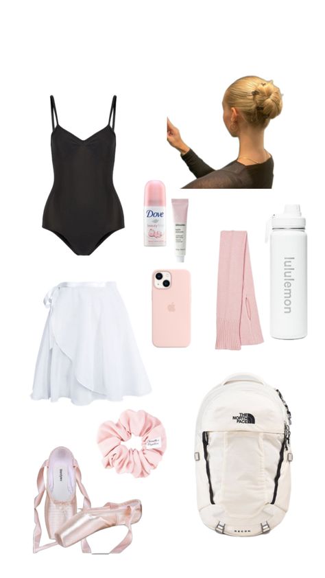 Ballerina Style Outfit, Ballet Core Aesthetic Outfits, Ballerina Inspired Outfit, Ballet Fits, Dance Outfits Ballet, Ballet Basics, Dance Class Outfit, Angel Delight, Ballet Stuff