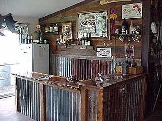 rustic bar ideas - could use some improvements but still rustic. Maybe I'm wanting to combine rustic with new. Challenge will be done. Beer Decor, Bar Deco, Adventure Decor, Rustic Bar, Backyard Bar, Corrugated Metal, Metal Panels, Cool Ideas, Bar Ideas