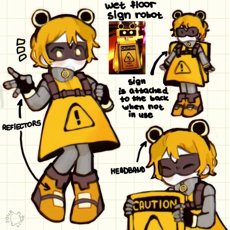 Wet Floor Signs, Fnaf Cosplay, Fnaf Oc, Oc Manga, Wet Floor, Fnaf Comics, Silly Cats Pictures, Fnaf Stuff, Fnaf Memes