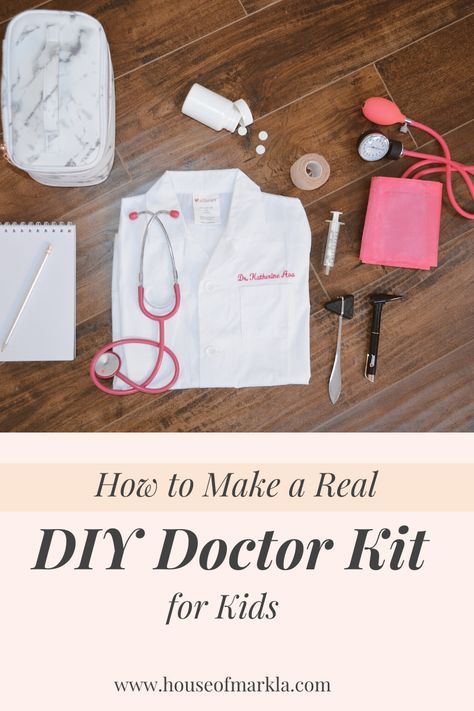 Diy Doctor Kit, Preschool Body Theme, Diy Doctor, To Be A Doctor, Be A Doctor, Surgical Technologist, Pill Bottles, The Beauty Department, Nursing Student