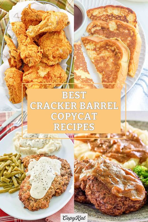 Razzoos Copycat Recipes, Bahama Breeze Copycat Recipes, Best Copycat Recipes Restaurants, Copycat Restaurant Recipes Applebees, Restraunt Recipes, Cracker Barrel Menu, Cracker Barrel Copycat, Copycat Recipes Desserts, Nostalgic Recipes