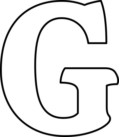 Letter G Craft, Large Letter Stencils, Welcome Bulletin Boards, Free Stencil Maker, 18th Birthday Party Themes, Stencil Maker, Stencils For Painting, Number Stencils, Stencils Printables