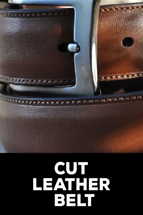 How to Cut Leather Belt Leather Accessories Diy, Ugg Mini Boots, Belt Diy, Ugg Mini, Leather Car Seats, Handmade Wallets, Shortening, Wide Belt, Accessories Diy