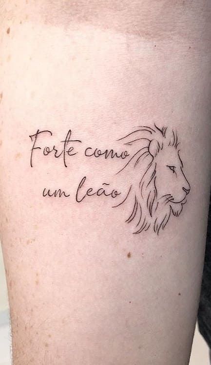 Small Lion Tattoo For Women, Simple Lion Tattoo, Disney Inspired Tattoos, Small Lion Tattoo, Globe Tattoos, Pink Tattoo, Cursive Tattoos, Leo Tattoos, Alien Tattoo