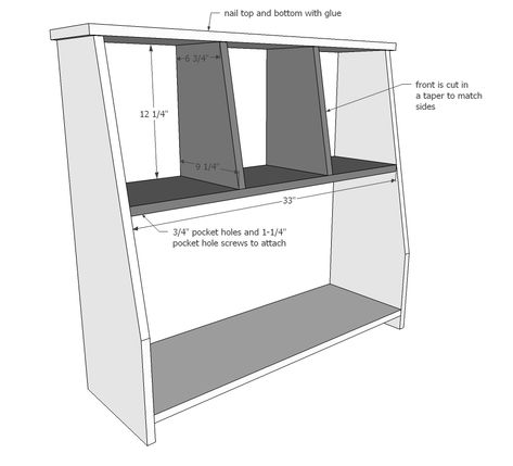 Farmhouse Hall Trees, Hall Tree Storage Bench, Cubby Shelves, Bookshelf Plans, Toy Storage Bins, Toy Bins, Desk Hutch, Hall Tree, Built In Desk