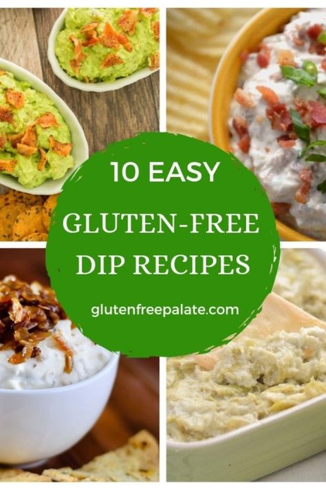 Give me all the gluten-free dip! 10 recipes for gluten-free dips that will have your mouth watering. #diprecipe #glutenfreerecipes #glutenfreedip Gluten Free Appetizer Dips, Gluten Dairy Free Party Food, Gluten Free Chip Dip, Gluten Free Dairy Free Dip Recipes, Gluten Free Party Dips, Gluten Free Appetizers For Party Easy, Gluten Free Dairy Free Dip, Gluten Free Dips Easy, Gluten Free Summer Appetizers