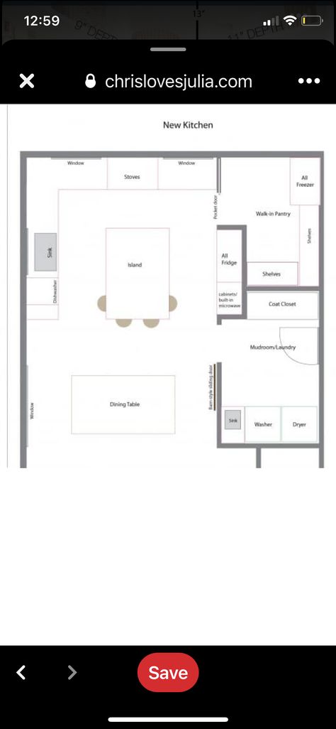 Walk In Pantry Behind Fridge, Walk In Pantry Blueprint, Open Floor Plan Living Room And Kitchen With Pantry, Kitchen Pantry Floor Plan, Kitchen With Hidden Pantry Floor Plan, Kitchen Floor Plan With Pantry, Laundry Room Off Kitchen Floor Plans, Pantry Sizes Walk In Plans, Pantry Floor Plan