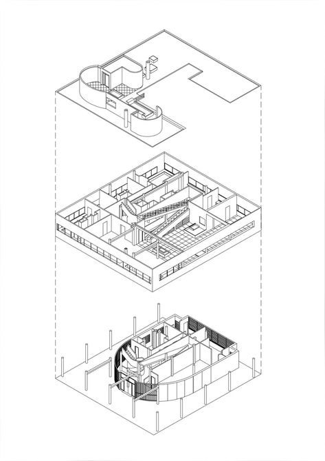 Villa Savoye Analysis, Villa Savoye Sketch, Villa Savoye Interior, Villa Savoye Plan, Le Corbusier Villa Savoye, Conservation Architecture, Corbusier Architecture, Le Corbusier Architecture, Villa Savoye