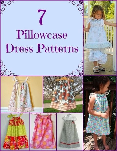 7 Pillowcase Dress Sewing Tutorials - Sew Some Stuff Pillow Case Dresses For Toddlers, Pillow Case Dresses For Kids, Tablecloth Clothing, Simple Pillowcase, Pillow Case Dresses, Simple Sundress, Pillowcase Dress Pattern, Pillow Case Dress, Shoebox Ideas