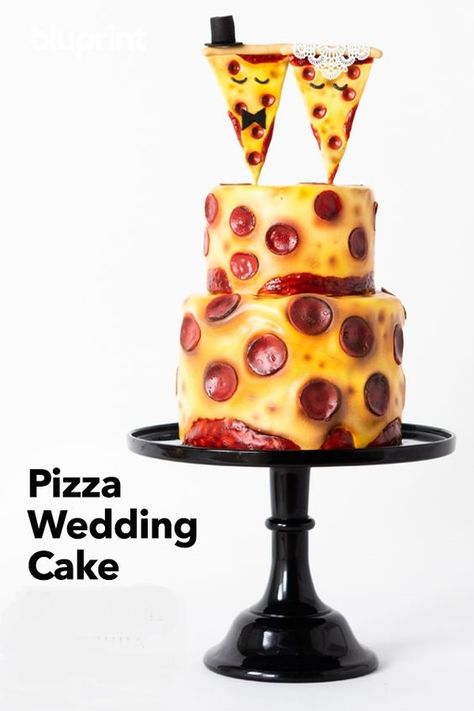 Pizza Wedding Cake, Man About Cake, Sour Milk Recipes, Cake Decorating Inspiration, Wedding Cake Tutorial, Pizza Wedding, Funny Cakes, Sour Milk, John Russell