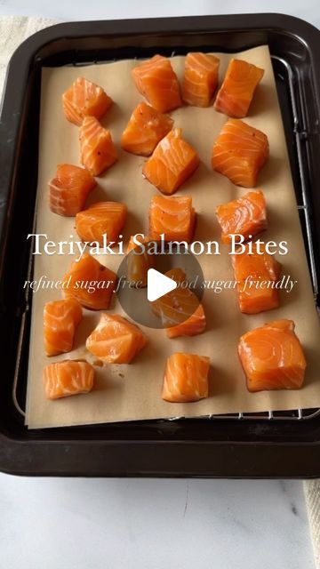 Beth Bollinger🌱Healthy Recipes on Instagram: "🍣TERIYAKI SALMON BITES   ⭐️This is the perfect “starter recipe” for the person who thinks they don’t like fish  ➡️Follow @nestwellness_ for new blood sugar friendly, real food recipes every week  💥A delicious way to get more Omega 3 into your meals   ⭐️Teriyaki Salmon bites are the perfect protein. Serve with broccoli and potatoes, add them to any salad, or try my Spring Roll Salmon Salad with Peanut Dressing!  ➡️Comment LINK for this salmon bites recipe and my salmon spring roll salad recipe sent right to your DMs  🧡Beth . . . . . Metabolic Health, Paleo, Refined Sugar Free, Grain Free, Diabetes Friendly Recipes, Sonoma County, Low Sugar Recipes, Real Food Recipes, Whole Food Recipes, Health Coach, Holistic Nutrition, Glucose Friendly, Lev Spring Roll Salad, Salad With Peanut Dressing, Salmon Bites Recipe, Broccoli And Potatoes, Metabolic Health, Salmon Bites, Starter Recipe, Sugar Recipes, Peanut Dressing