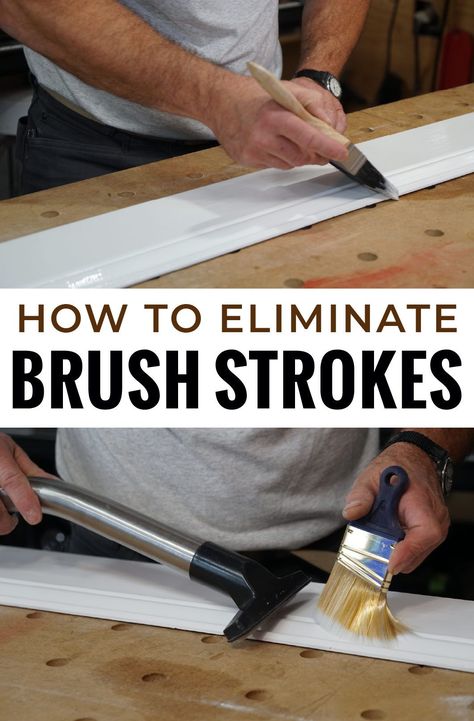 How To Avoid Brush Strokes When Painting, Diy Home Painting, Paint Tips And Tricks, Work Nook, Painting Baseboards, Painting Hacks, Cleaning Paint Brushes, Brush Strokes Painting, Top Paintings