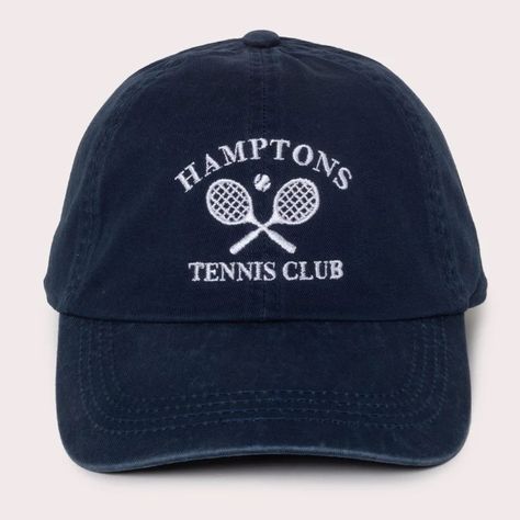 Embroidered Baseball Cap One Size Fits Most Cotton Adjustable Strap Mention Which One Hamptons Or Malibu Navy Baseball Cap Outfit, Navy Baseball Cap, Tennis Hats, Trendy Blue Baseball Cap With Embroidered Logo, Cute Blue Baseball Cap, Classic Blue Baseball Cap, Vintage Blue Cotton Baseball Cap, Sport Hats, Collage Cutouts