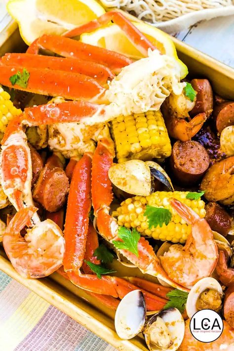 Cajun Seafood Boil – Boiling Crab Copycat | 13 Minutes Seafood Boil At Home, Copycat Boiling Crab Recipe, Cajun Seafood Boil Recipe, Crab Seafood Boil, Crab Boil Recipe, Seafood Boil Recipe, Boiling Crab, Slow Cooker Chicken Recipe, Shrimp And Crab Boil