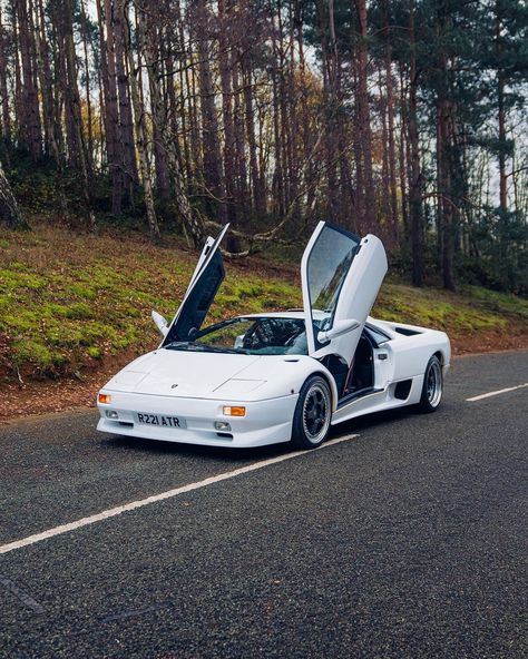 It's known as the Lamborghini Diablo SV. By @alexpenfold and car at @carhunaplatform #lamborghini #diablo #superveloce #sv #cars #sueprcars #automotive Lamborghini Diablo Wallpapers, Diablo Lamborghini, Lambo Diablo, Lamborghini Diablo Sv, Lamborghini Sv, Street Racing Cars, Cars 2, Street Racing, Supercars