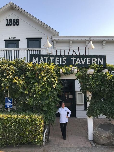 Maili Halme at Mattei's Tavern Matteis Tavern, Tavern Restaurant, Santa Ynez Valley, Santa Ynez, California Travel Road Trips, A Dream Come True, The Restaurant, Dream Come True, Santa Barbara