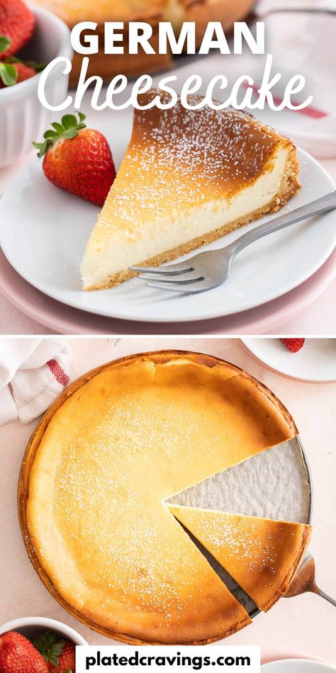 German Cheesecake Authentic, German Deserts Easy, European Cheesecake, German Desserts Easy, German Cheesecake Recipe, German Deserts, German Cheesecake, German Cheese, German Dessert