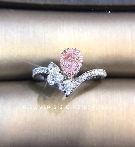 Pink And White Diamond Ring, Pink Diamond Rings, Fancy Pink Diamond Ring, Pink Diamond Earrings, Pink Diamond Jewelry, Radiant Cut Diamond Ring, Pear Diamond Ring, Fancy Diamond Ring, Pink Diamond Engagement Ring