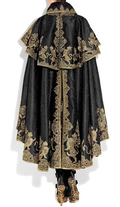 Charlemagne Chic (beta album) - Imgur Silk Taffeta, Fantasy Clothing, Fantasy Fashion, Character Outfits, Mode Inspiration, Historical Fashion, Costume Design, Black And Gold, Alexander Mcqueen