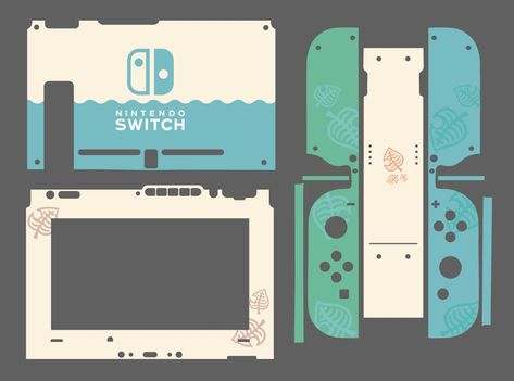 Nintendo Switch Template, Diy Nintendo, Papercraft Templates Printables, Box Template Printable, Nintendo Switch Case, Packaging Template, Papercraft Templates, Sticker Template, Cricut Designs