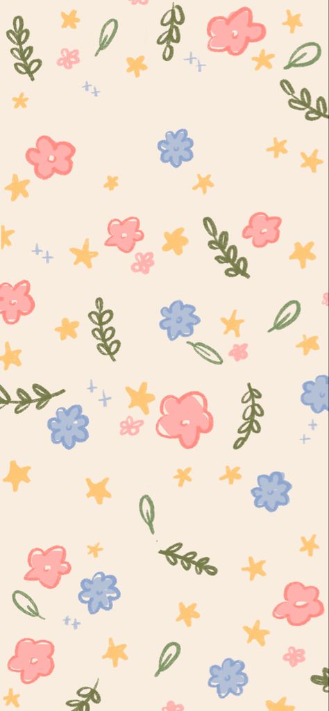 Flower Background Colorful, Pastel Color Background Aesthetic, Flower Doodle Wallpaper, Flowers Drawing Wallpaper, Wallpaper Backgrounds Pastel, Aesthetic Japanese Wallpaper, Cute Home Screen Wallpaper, Bow Wallpaper, Flowery Wallpaper