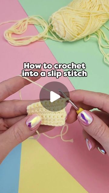 Hobbii - Yarn & Free Patterns on Instagram: "Master the stitches with @projectarian! Dive deeper into your crochet skills before the #UnderwaterTailsCAL begins! 🌊🐡

Get ready to boost your crochet technique with @projectarian's latest tutorial video. This time, she’s breaking down how to crochet into a slip stitch – slowly and clearly, making it super easy to follow along. Perfect for everyone gearing up for the upcoming CAL! 🤗🫶

Whether you're a beginner or a seasoned pro, these technique teasers are the perfect way to refine your skills ahead of our Underwater adventure! 🪸
.
.
#UnderwaterTailsCAL #cal #crochet #crocheting #crochetaddict #crochetlove" Crochet Stitches Texture, Hobbii Yarn, Cal Crochet, Your Crochet, Tutorial Video, How To Crochet, Crochet Techniques, Slip Stitch, Free Patterns