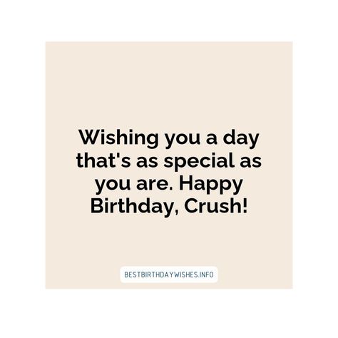 Birthdays are a wonderful opportunity to express your love and appreciation for the special people in your life. If you have a crush, their birthday i... | # #BirthdayWishes Check more at https://www.ehindijokes.com/birthday-wishes-for-crush/ Birthday Wishes For Crush, For Your Crush, Sweet Birthday Wishes, For Crush, Best Wishes Card, Girl Birthday Cards, Sweet Birthday, A Crush, Wishes For You