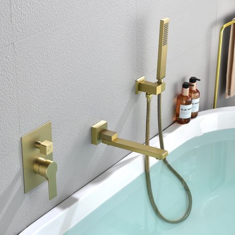 Black Tub Faucet, Brass Bathtub Faucet, Modern Tub, Bathtub Faucets, Wall Mount Tub Faucet, Bathtub Filler, Clawfoot Tub Faucet, Freestanding Tub Filler, Roman Tub Faucets