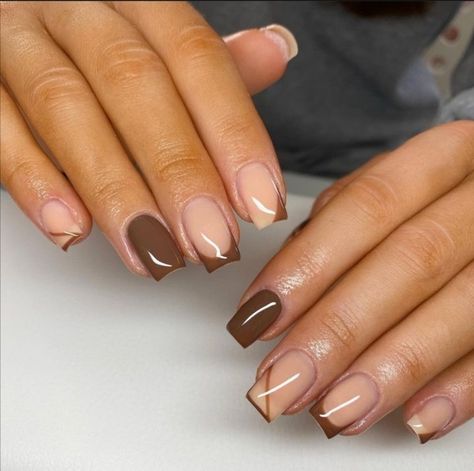 Pink Gellac, Natural Nails Manicure, Girls Nail Designs, Brown Acrylic Nails, Gel Toe Nails, French Tip Nail Designs, Glamour Nails, Simple Gel Nails, Glow Nails