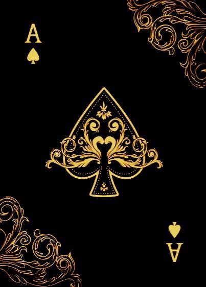 Black And Gold Ace Of Spades, Clubs Card Aesthetic, Gambling Aesthetic Wallpaper, Poker Cards Aesthetic, Poker Aesthetic, Spade Wallpaper, Misc Wallpapers, Black Poker Cards Wallpaper, Ace Spade