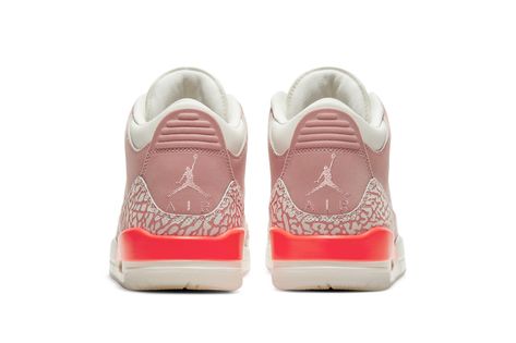 Jordan 3s Pink, Jordan 3 High Tops, Jordan 3 Retro Rust Pink, Jordan 3 Infrared, Air Jordan 3 Reimagined, Rick Owens Sneakers, Expensive Outfits, Womens Basketball Shoes, Jordan 3 Retro