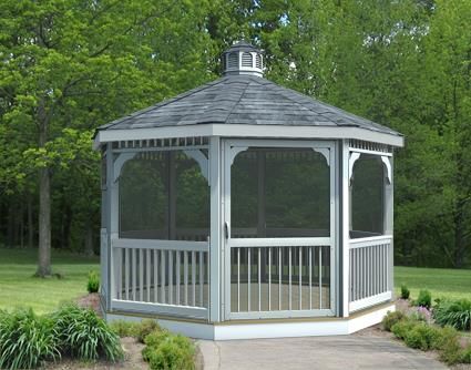 Octagon Gazebo, Gazebo Ideas Backyard, Rectangle Gazebo, Wooden Garden Gazebo, Round Fire Pit Table, Modular Outdoor Kitchens, Gazebo Ideas, Glass Fire Pit, Rectangular Fire Pit