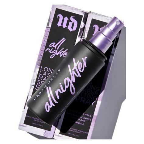 All Nighter Setting Spray, Urban Decay All Nighter, Fixing Spray, All Nighter, Oil Free Vegan, Soap And Glory, Juice Beauty, Makeup Setting Spray, Makeup To Buy