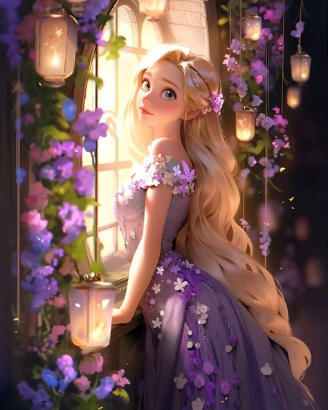 Disney Princess Art Modern, Princesa Rapunzel Disney, Princesse Disney Swag, Disney Princess Anime, Disney Character Art, Image Princesse Disney, Sketches Doodles, Disney Princess Artwork, Disney Princess Rapunzel