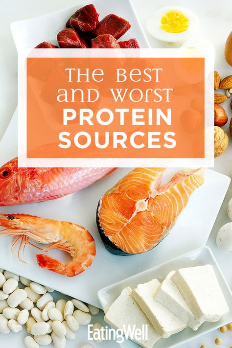 And that means considering whether it's a whole food, made of good ingredients, offers a hefty dose of protein per serving and (of course) tastes just as good as it is for you. These are the best and worst sources of protein to eat for your health, according to dietitians. #healthyeating #healthylifestyle #healthyrecipes #healthyfoods #healthyrecipes Best Sources Of Protein, Best Protein Sources, Plant Based Protein Sources, Protein Benefits, Sources Of Protein, Protein Packed Meals, Healthy Yogurt, Protein Power, Healthy Weight Gain