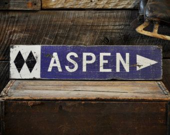 ski_trail_sign on Etsy, a global handmade and vintage marketplace. Town Sign, Trail Signs, Ski Town, Ski Trails, How To Make Signs, Double Diamond, Ham Radio, Family Heirloom, Primitive Decorating