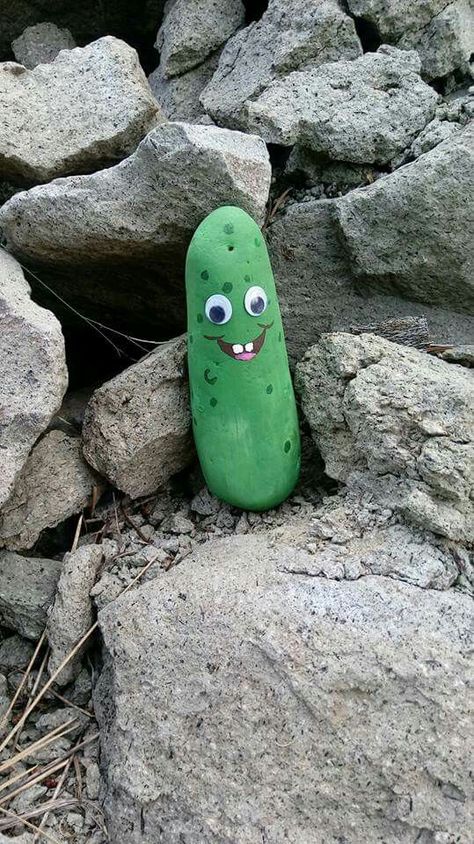 Garden Rock Art, Diy Rock Art, Painted Rocks Kids, Painted Rocks Diy, Rock Painting Ideas Easy, Rock Painting Patterns, Rock Ideas, Paint Rock, Pet Rocks