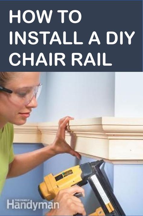 Installing Chair Rail Moldings, Wainscoting Chair Rail, How To Install Chair Rail Molding, Chair Rail Ideas Hallway, Diy Chair Rail Ideas, Chair Railing Ideas, Diy Chair Rail Molding, Chair Molding Ideas, Chair Rail Shelf